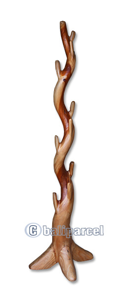 Wooden Teak Root Hanger, Handmade From Teak Wooden
