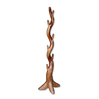 Wooden Teak Root Hanger, Handmade From Teak Wooden