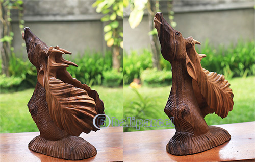 Wooden Deer, Handmade From Suar Wood