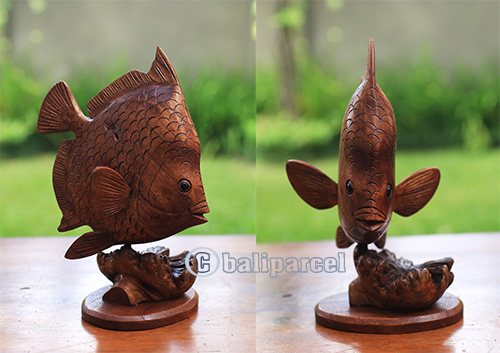 Wooden Fish With Parasite Wood