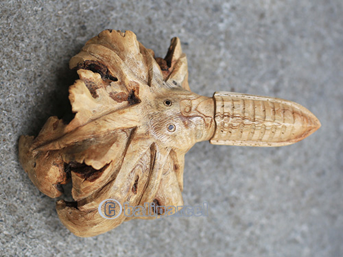Wooden Octopus With Parasite Wood