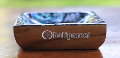 Wooden Soap Dish With Shell, Hand Carved From Teak Wood