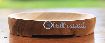 Wooden Soap Dish, Hand Carved From Teak Wood