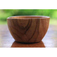 Wooden Bowl, Hand Made From Teak Wood