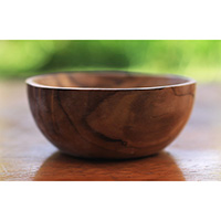 Wooden Bowl, Hand Made From Teak Wood