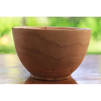 Wooden Bowl, Hand Made From Teak Wood