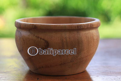 Wooden Bowl, Hand Made From Teak Wood