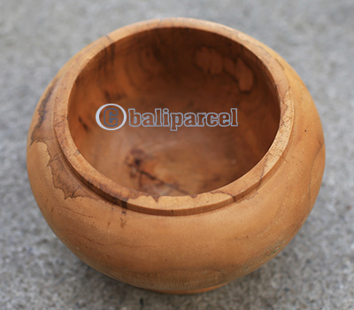 Wooden Bowl, Hand Made From Teak Wood