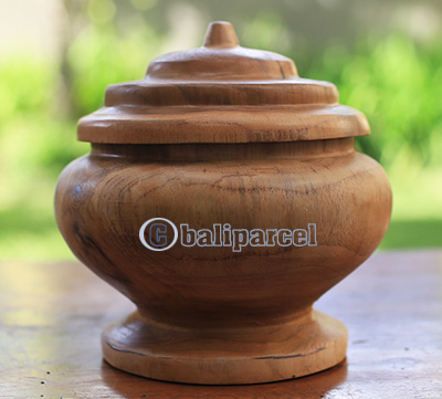 Wooden Bowl, Hand Made From Teak Wood