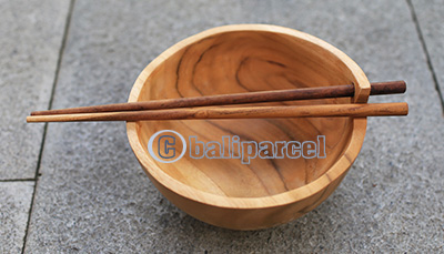 Wooden Bowl, Hand Made From Teak Wood
