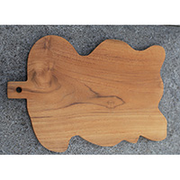 Wooden Cutting Board Hand Made From Teak Wood