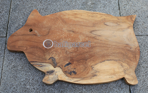 Wooden Cutting Board Hand Made From Teak Wood