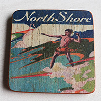 Wooden Art Print Coaster, The Original Photo Can Be Printed To The Wood, If Any Custom Photos We Can Print It, Is Made From Albesia Wood