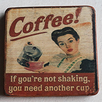 Wooden Art Print Coaster, The Original Photo Can Be Printed To The Wood, If Any Custom Photos We Can Print It, Is Made From Albesia Wood