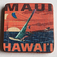 Wooden Art Print Coaster, The Original Photo Can Be Printed To The Wood, If Any Custom Photos We Can Print It, Is Made From Albesia Wood