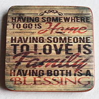 Wooden Art Print Coaster, The Original Photo Can Be Printed To The Wood, If Any Custom Photos We Can Print It, Is Made From Albesia Wood