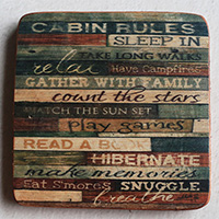 Wooden Art Print Coaster, The Original Photo Can Be Printed To The Wood, If Any Custom Photos We Can Print It, Is Made From Albesia Wood
