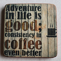 Wooden Art Print Coaster, The Original Photo Can Be Printed To The Wood, If Any Custom Photos We Can Print It, Is Made From Albesia Wood