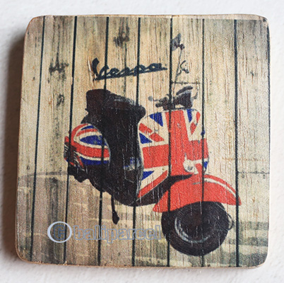 Wooden Art Print Coaster, The Original Photo Can Be Printed To The Wood, If Any Custom Photos We Can Print It, Is Made From Albesia Wood