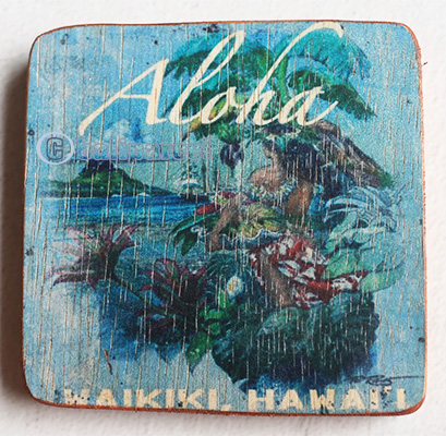 Wooden Art Print Coaster, The Original Photo Can Be Printed To The Wood, If Any Custom Photos We Can Print It, Is Made From Albesia Wood