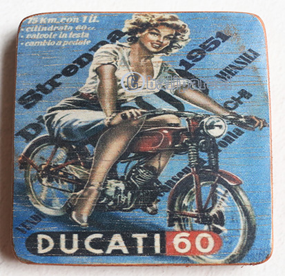 Wooden Art Print Coaster, The Original Photo Can Be Printed To The Wood, If Any Custom Photos We Can Print It, Is Made From Albesia Wood