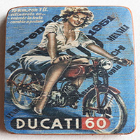 Wooden Art Print Coaster, The Original Photo Can Be Printed To The Wood, If Any Custom Photos We Can Print It, Is Made From Albesia Wood