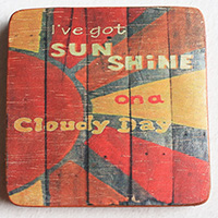 Wooden Art Print Coaster, The Original Photo Can Be Printed To The Wood, If Any Custom Photos We Can Print It, Is Made From Albesia Wood