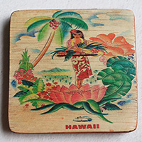 Wooden Art Print Coaster, The Original Photo Can Be Printed To The Wood, If Any Custom Photos We Can Print It, Is Made From Albesia Wood