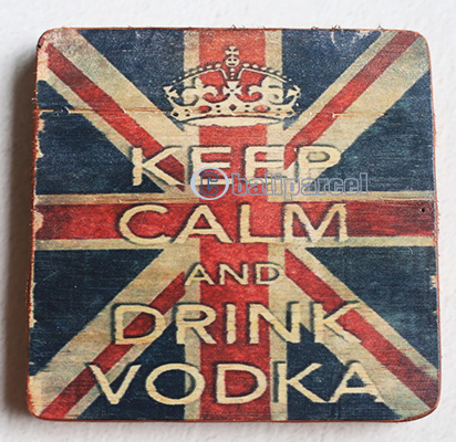 Wooden Art Print Coaster, The Original Photo Can Be Printed To The Wood, If Any Custom Photos We Can Print It, Is Made From Albesia Wood