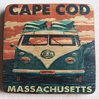 Wooden Art Print Coaster, The Original Photo Can Be Printed To The Wood, If Any Custom Photos We Can Print It, Is Made From Albesia Wood
