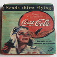 Wooden Art Print Coaster, The Original Photo Can Be Printed To The Wood, If Any Custom Photos We Can Print It, Is Made From Albesia Wood