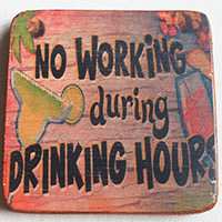 Wooden Art Print Coaster, The Original Photo Can Be Printed To The Wood, If Any Custom Photos We Can Print It, Is Made From Albesia Wood