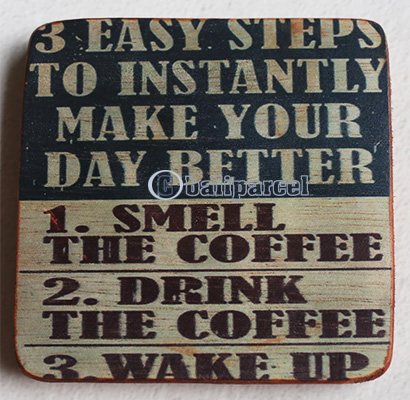 Wooden Art Print Coaster, The Original Photo Can Be Printed To The Wood, If Any Custom Photos We Can Print It, Is Made From Albesia Wood