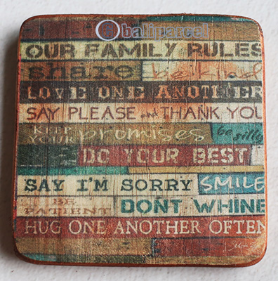Wooden Art Print Coaster, The Original Photo Can Be Printed To The Wood, If Any Custom Photos We Can Print It, Is Made From Albesia Wood