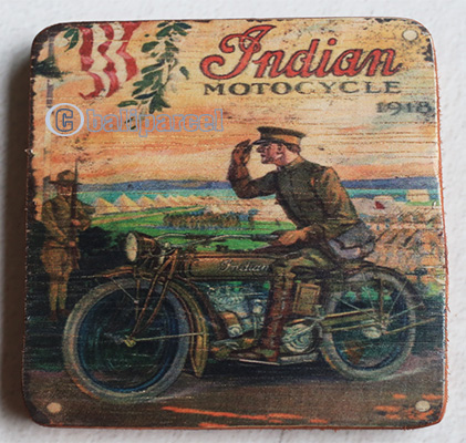 Wooden Art Print Coaster, The Original Photo Can Be Printed To The Wood, If Any Custom Photos We Can Print It, Is Made From Albesia Wood