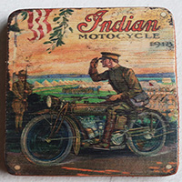 Wooden Art Print Coaster, The Original Photo Can Be Printed To The Wood, If Any Custom Photos We Can Print It, Is Made From Albesia Wood