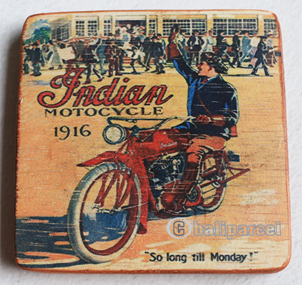 Wooden Art Print Coaster, The Original Photo Can Be Printed To The Wood, If Any Custom Photos We Can Print It, Is Made From Albesia Wood