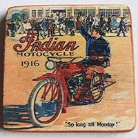 Wooden Art Print Coaster, The Original Photo Can Be Printed To The Wood, If Any Custom Photos We Can Print It, Is Made From Albesia Wood