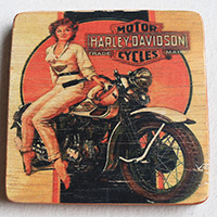 Wooden Art Print Coaster, The Original Photo Can Be Printed To The Wood, If Any Custom Photos We Can Print It, Is Made From Albesia Wood