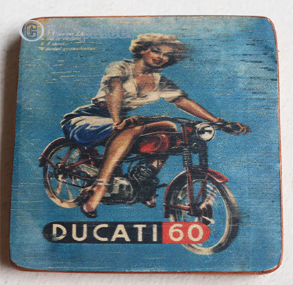 Wooden Art Print Coaster, The Original Photo Can Be Printed To The Wood, If Any Custom Photos We Can Print It, Is Made From Albesia Wood