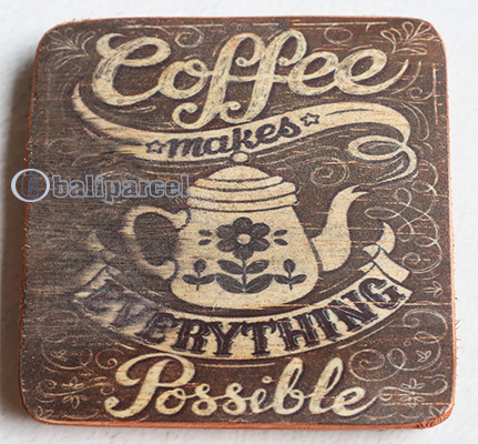 Wooden Art Print Coaster, The Original Photo Can Be Printed To The Wood, If Any Custom Photos We Can Print It, Is Made From Albesia Wood
