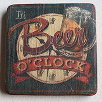 Wooden Art Print Coaster, The Original Photo Can Be Printed To The Wood, If Any Custom Photos We Can Print It, Is Made From Albesia Wood