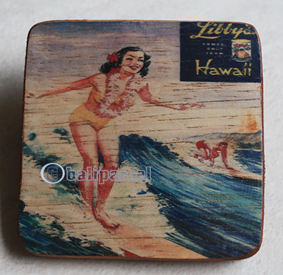 Wooden Art Print Coaster, The Original Photo Can Be Printed To The Wood, If Any Custom Photos We Can Print It, Is Made From Albesia Wood