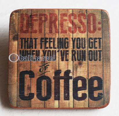 Wooden Art Print Coaster, The Original Photo Can Be Printed To The Wood, If Any Custom Photos We Can Print It, Is Made From Albesia Wood