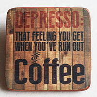 Wooden Art Print Coaster, The Original Photo Can Be Printed To The Wood, If Any Custom Photos We Can Print It, Is Made From Albesia Wood