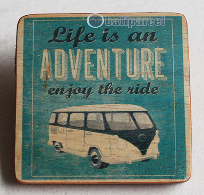 Wooden Art Print Coaster, The Original Photo Can Be Printed To The Wood, If Any Custom Photos We Can Print It, Is Made From Albesia Wood