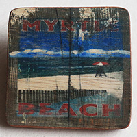 Wooden Art Print Coaster, The Original Photo Can Be Printed To The Wood, If Any Custom Photos We Can Print It, Is Made From Albesia Wood