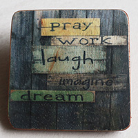 Wooden Art Print Coaster, The Original Photo Can Be Printed To The Wood, If Any Custom Photos We Can Print It, Is Made From Albesia Wood