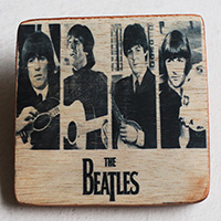 Wooden Art Print Coaster, The Original Photo Can Be Printed To The Wood, If Any Custom Photos We Can Print It, Is Made From Albesia Wood