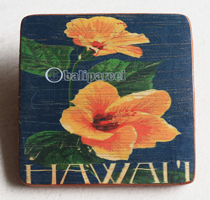 Wooden Art Print Coaster, The Original Photo Can Be Printed To The Wood, If Any Custom Photos We Can Print It, Is Made From Albesia Wood